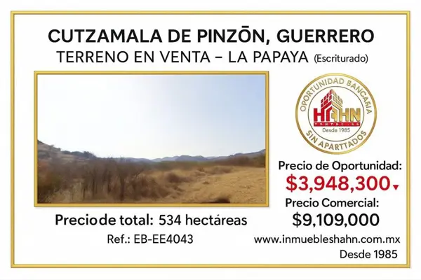 Terreno en venta en Cutzamala de Pinzón Centro, Cutzamala de Pinzón — foto 2 de 10