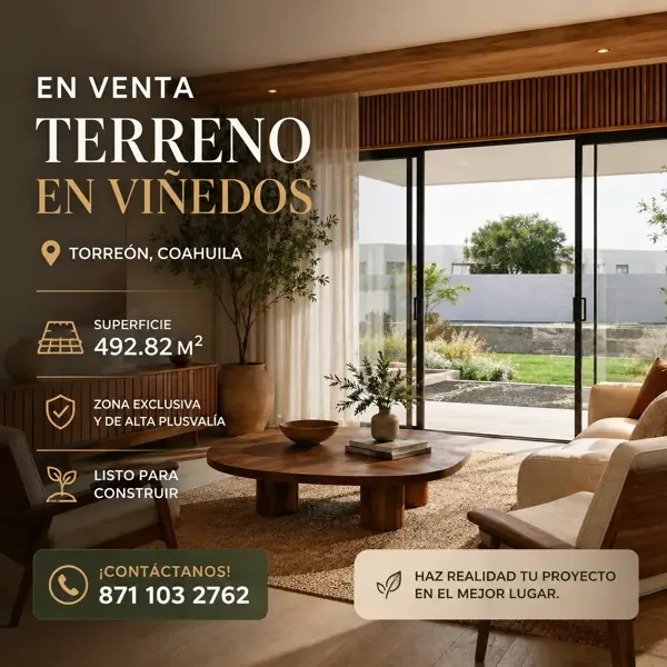 Terreno en Venta en Los Viñedos, Torreón - Excelente Ubicación en Viña San Francisco