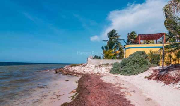 Casa en Venta Frente a Playa en San Crisanto, Yucatán