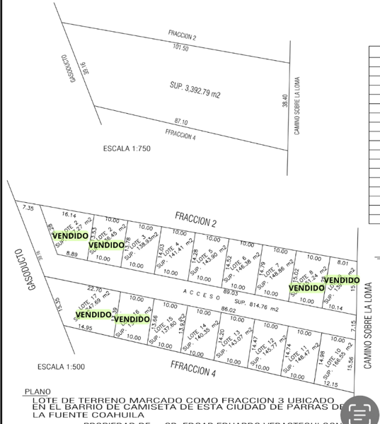 Terreno en venta en Las Palmeras, Parras — foto 2 de 5