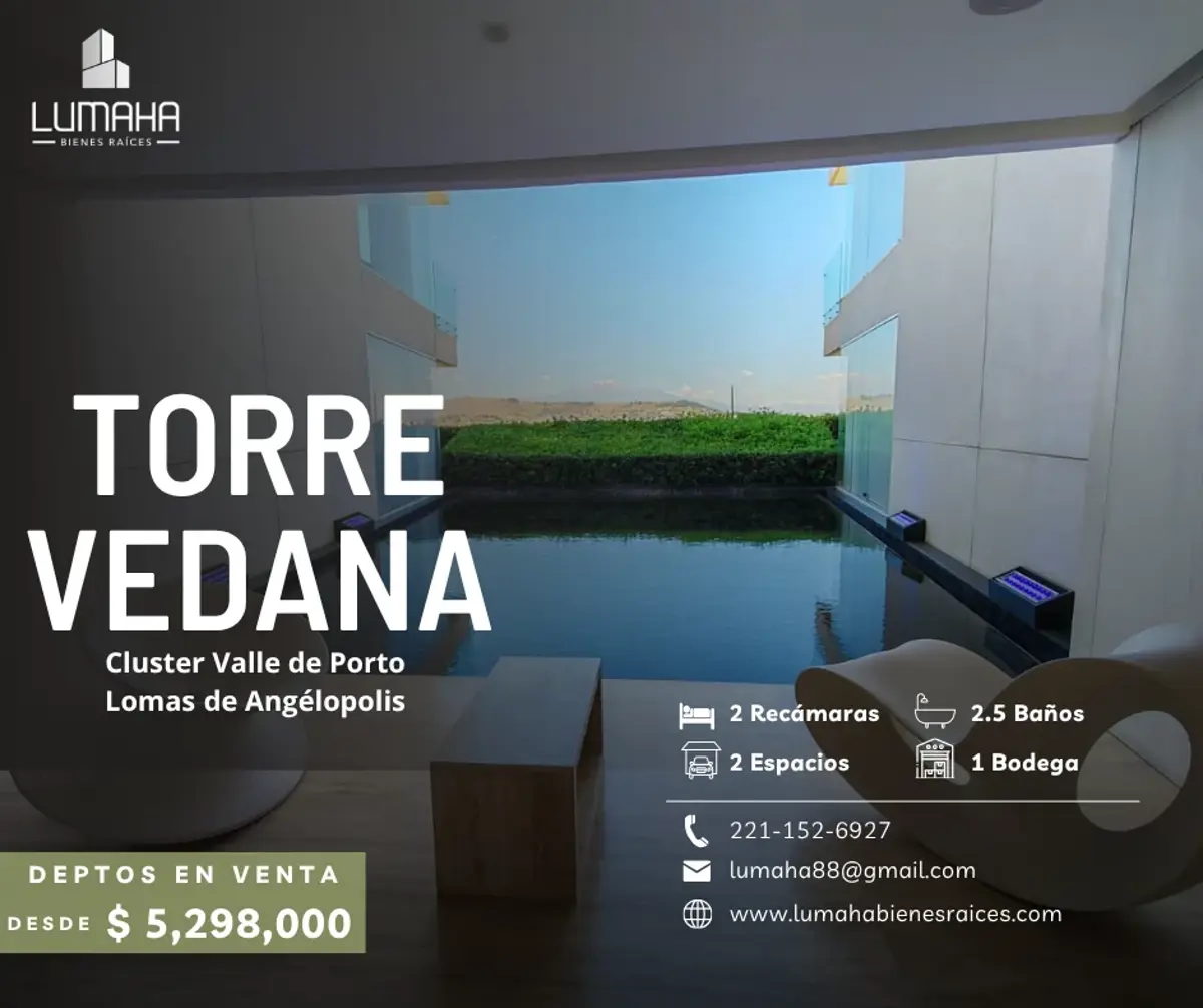 Departamento en venta en Lomas de Angelópolis, San Andrés Cholula — foto 1 de 19