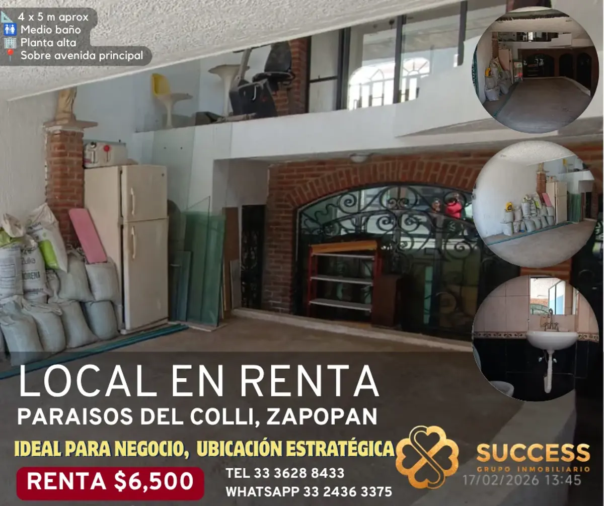 Local en renta en Paraisos del Colli, Zapopan — foto 1 de 4
