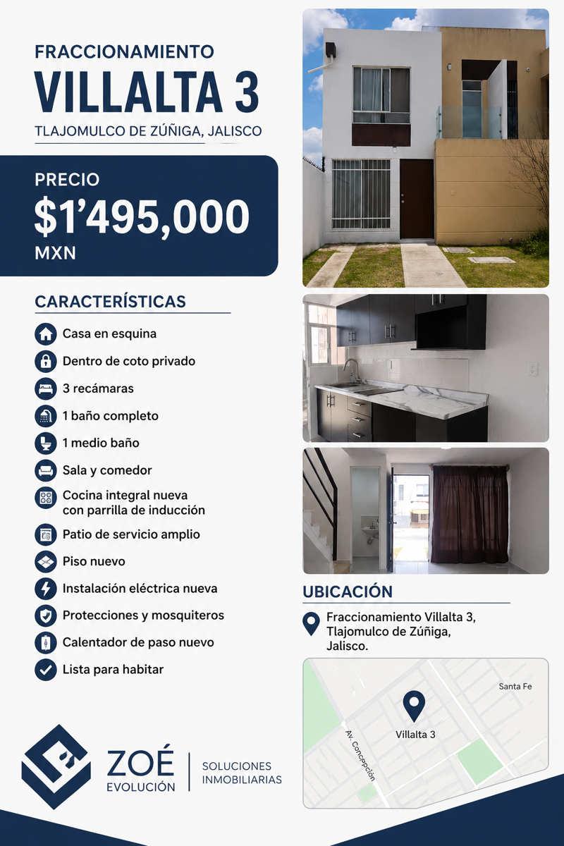 Casa en venta en Villalta, Tlajomulco de Zúñiga — foto 1 de 53