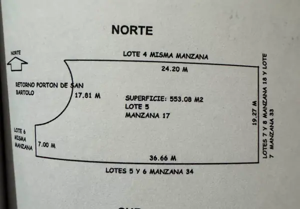 Terreno en venta en Las Trojes, Torreón — foto 2 de 3