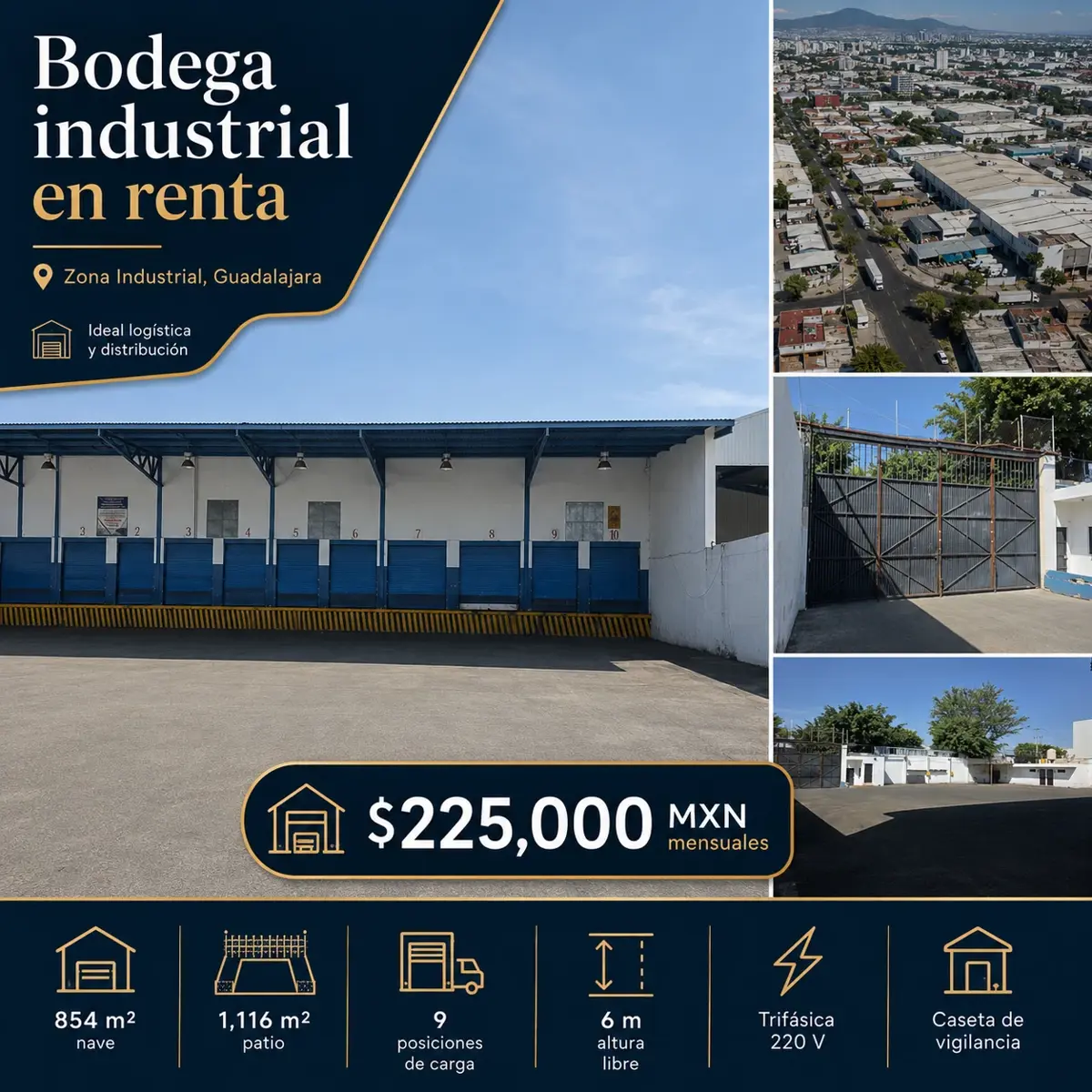 Bodega en renta en Colón Industrial, Guadalajara — foto 1 de 6