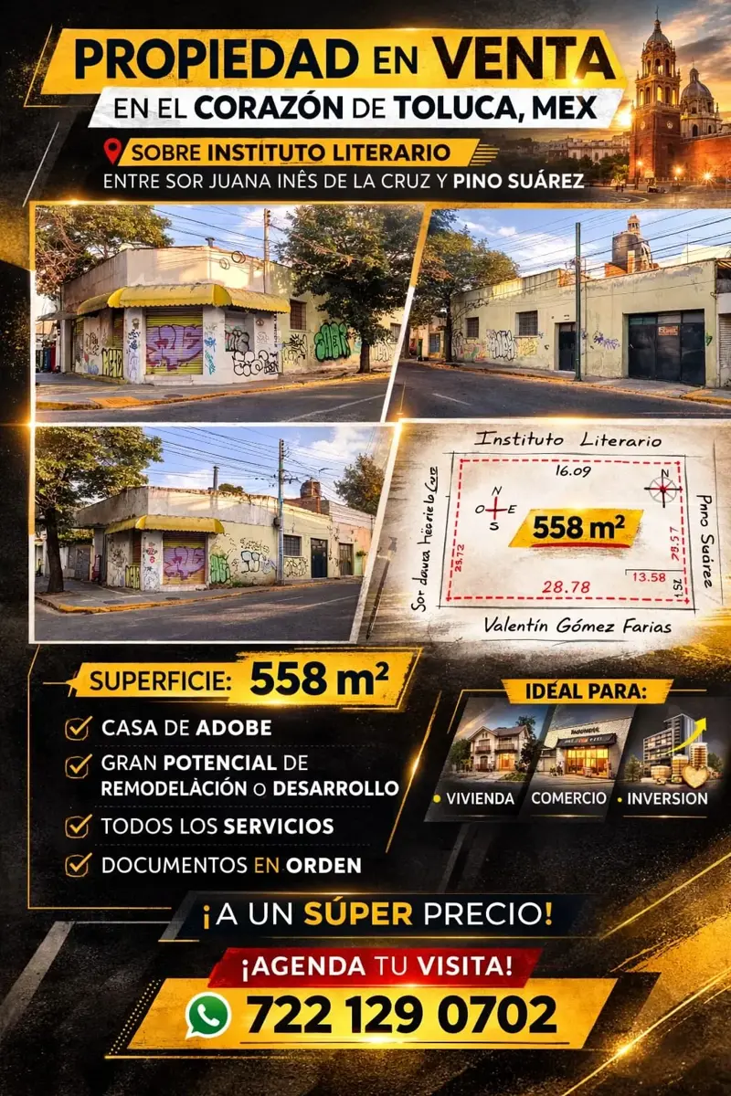 Casa en venta en Toluca de Lerdo Centro, Toluca