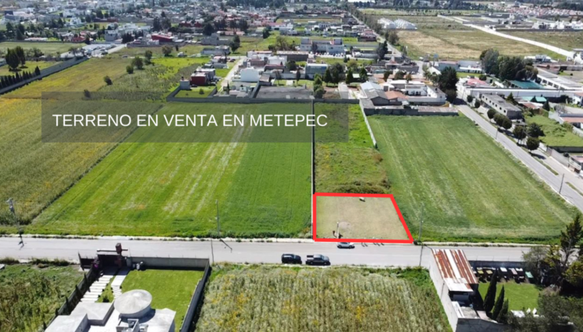 Terreno en venta en Lázaro Cárdenas, Metepec — foto 1 de 8