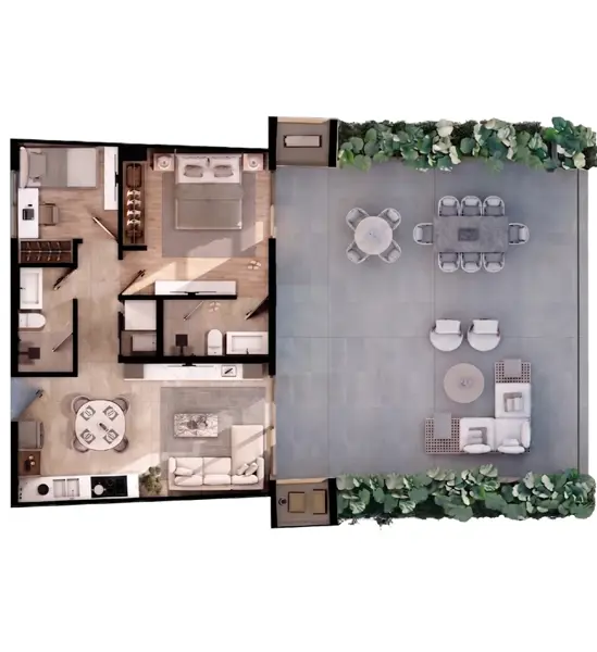 Departamento en Venta en La Fortaleza, Santa Catarina, Nuevo León 2