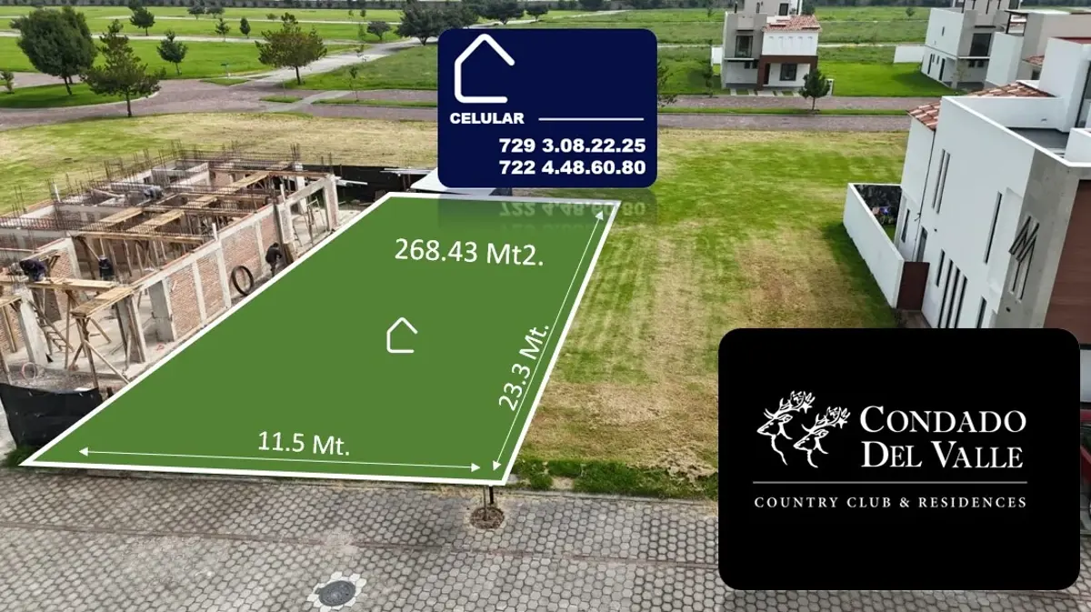 Terreno en venta en Condado del Valle, Metepec — foto 1 de 9