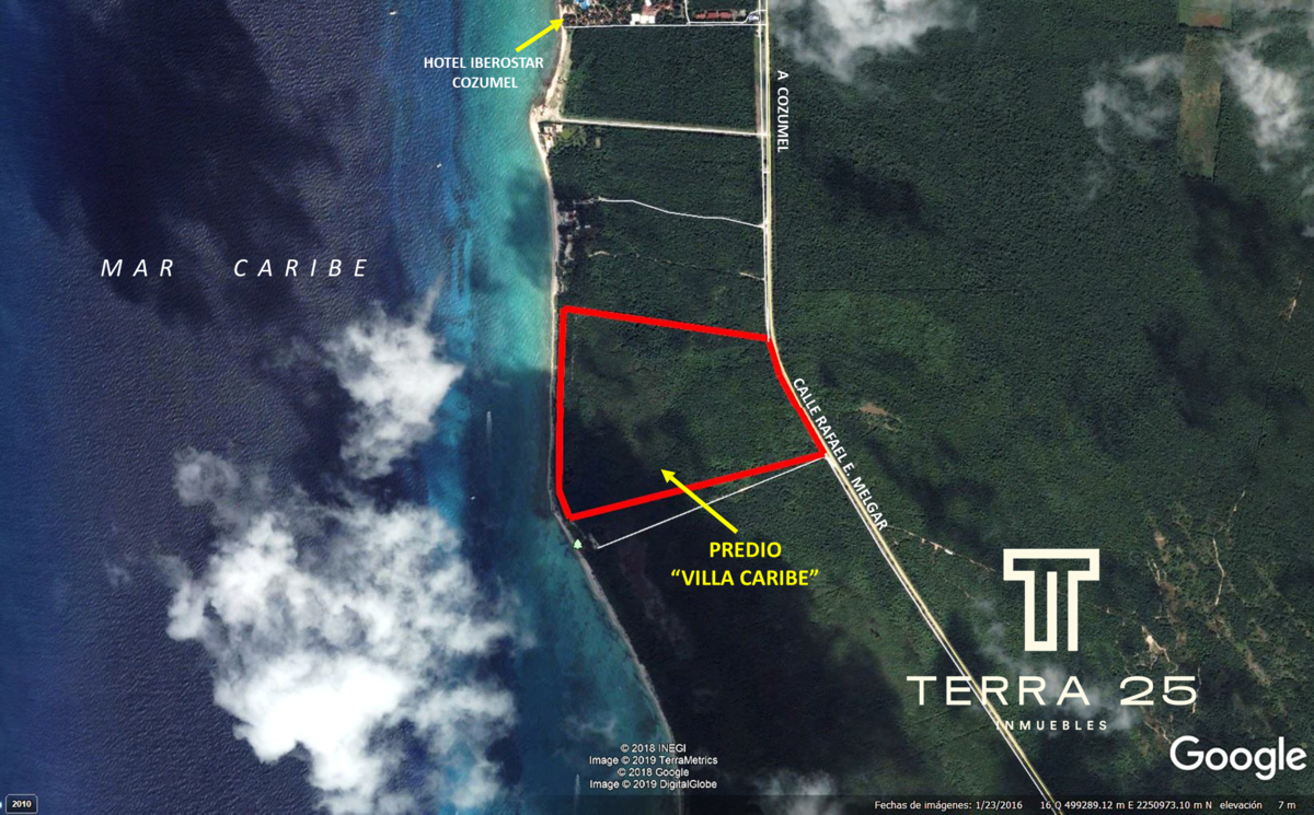 Terreno en venta en Zona Hotelera Sur, Cozumel — foto 1 de 5
