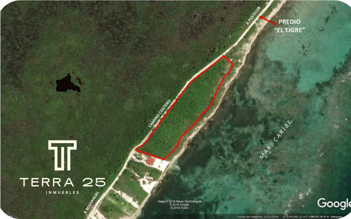 Terreno en venta en Mahahual, Othón P. Blanco — foto 1 de 9