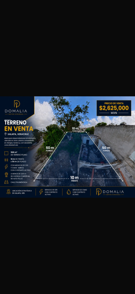 Terreno en venta en Margarita Maza de Juárez, Xalapa, Veracruz de Ignacio de la Llave