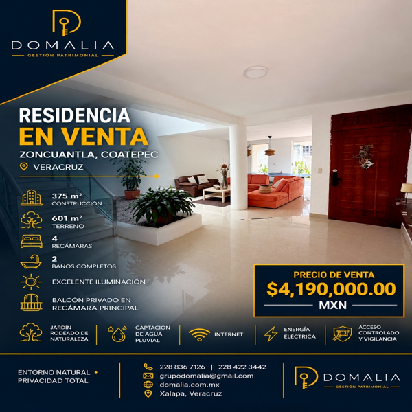 Casa en venta en Briones, Coatepec, Veracruz de Ignacio de la Llave