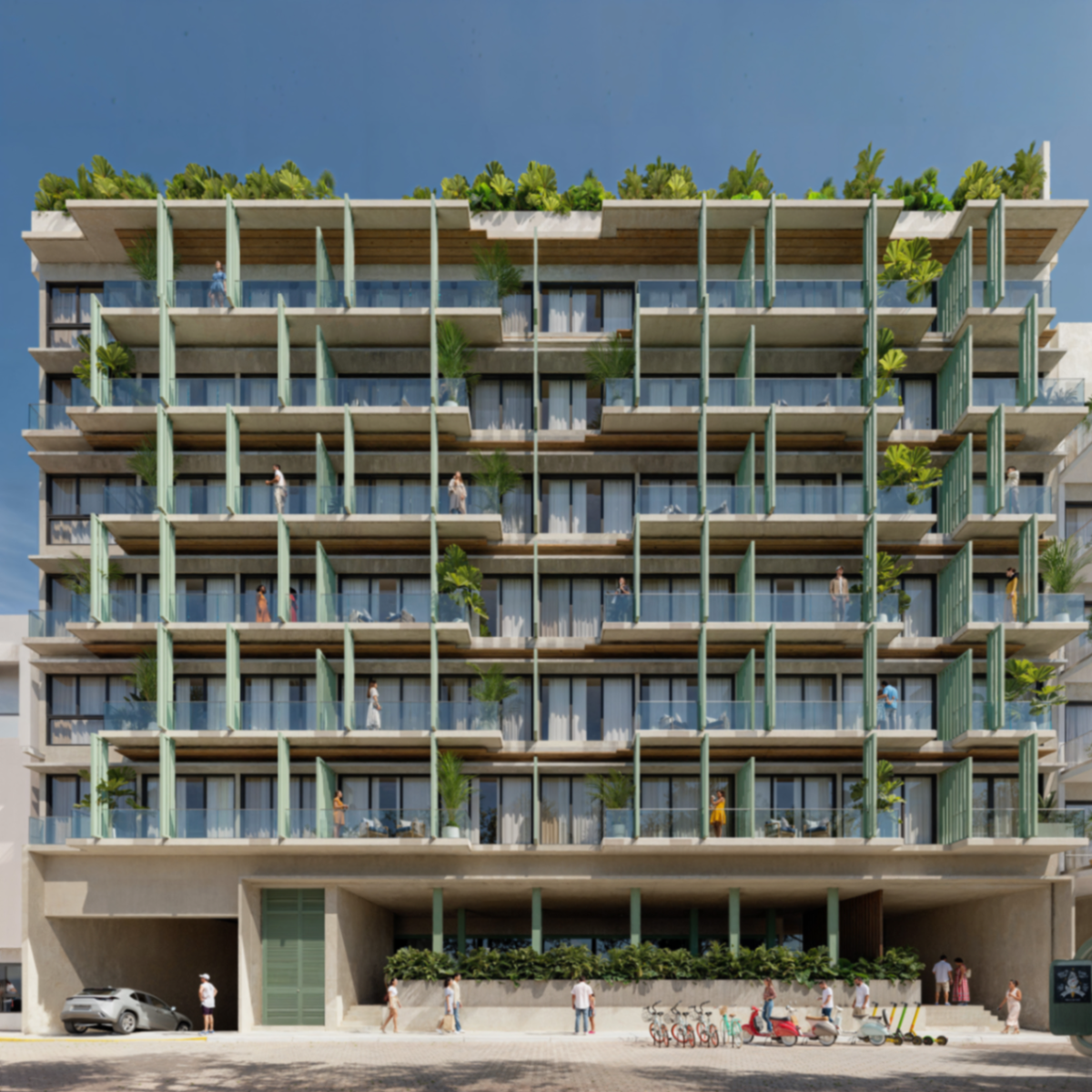 Departamento en venta en Playa del Carmen Centro, Playa del Carmen — foto 1 de 28