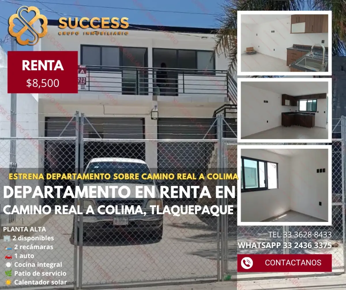Departamento en renta en Las Pomas, San Pedro Tlaquepaque — foto 1 de 10