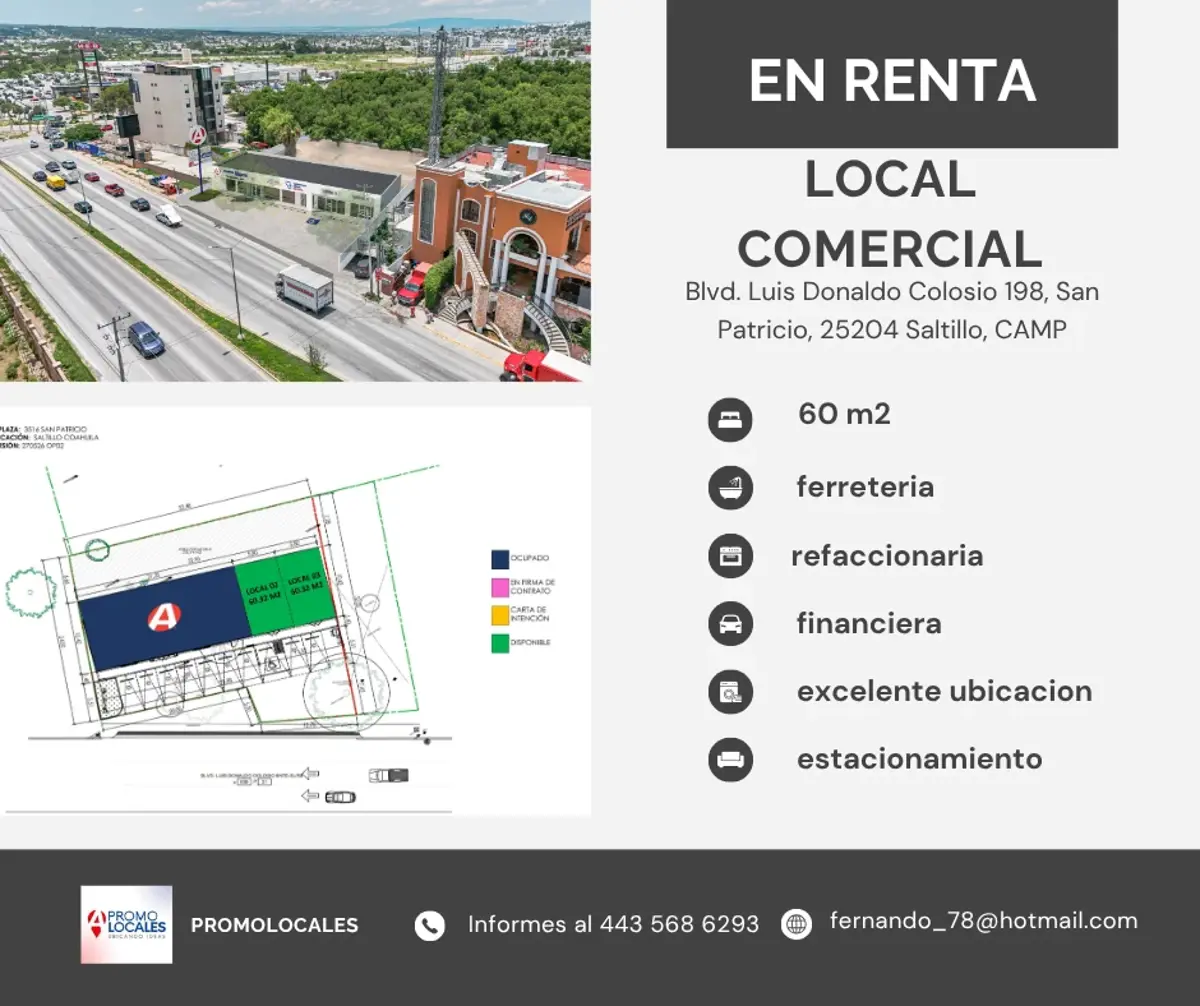 Local en renta en San Patricio Plus, Saltillo — foto 1 de 4