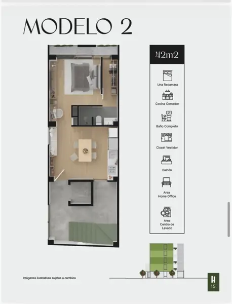 Departamento en venta en Santa Teresita, Guadalajara — foto 2 de 8