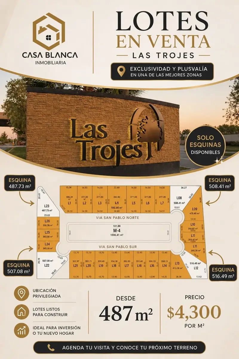 Terreno en Venta en Las Trojes, Torreón, Coahuila de Zaragoza Terreno en Venta en Las Trojes, Torreón, Coahuila de Zaragoza