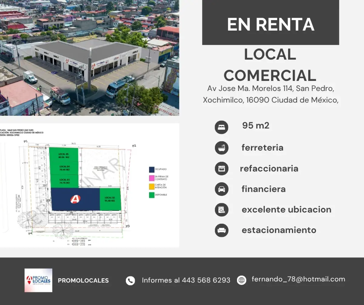Local en renta en San Pedro, Xochimilco — foto 1 de 3