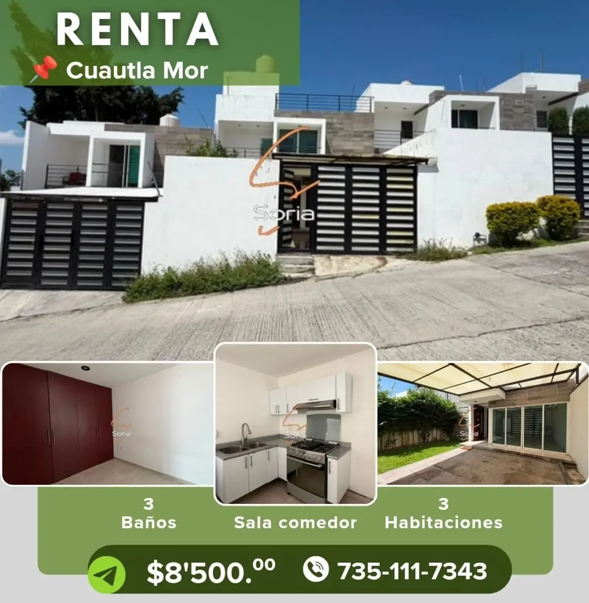 Casa en renta en Empleado Postal, Cuautla — foto 1 de 30