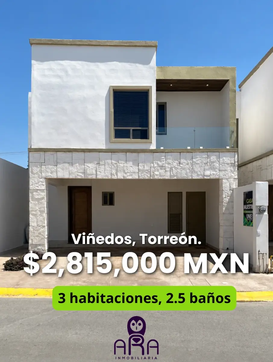 Casa en venta en Los Viñedos, Torreón — foto 1 de 7