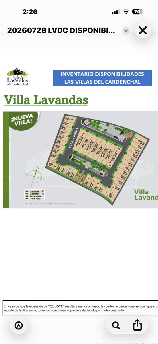 Terreno en venta en El Cardenchal, Torreón — foto 1 de 5