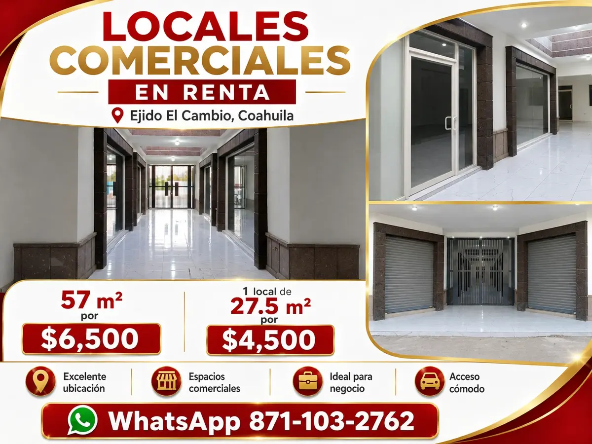 Local en renta en El Cambio, Matamoros — foto 1 de 14
