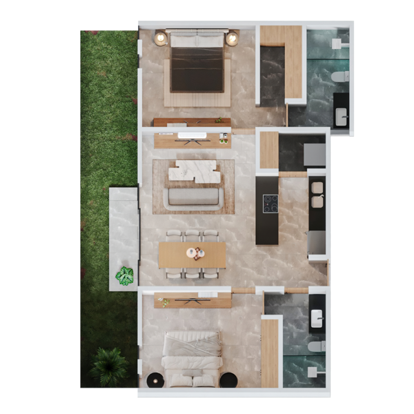 Departamento en venta en Temozon Norte, Mérida — foto 3 de 17