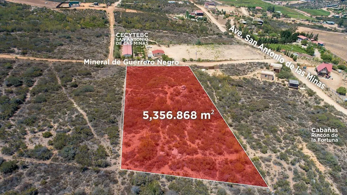 Terreno en venta en San Antonio de las Minas, Ensenada — foto 1 de 8