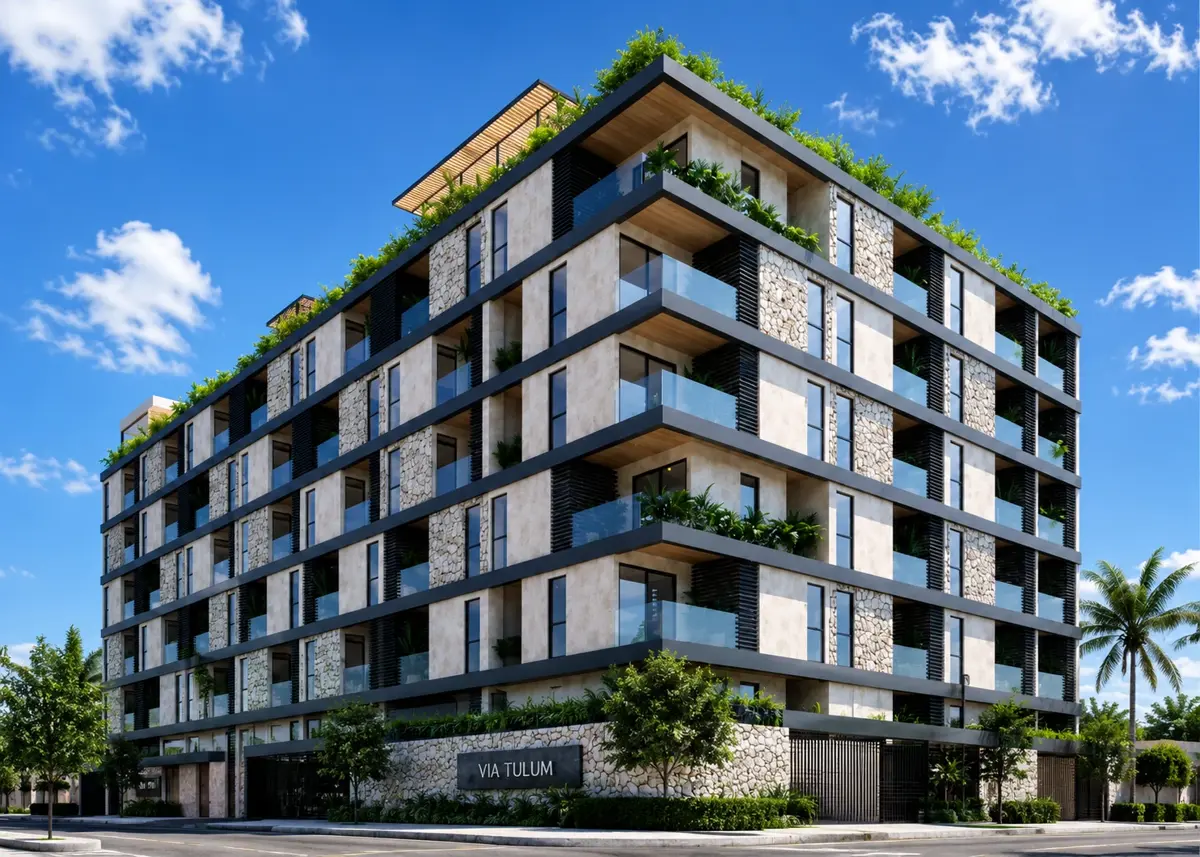 Departamento en venta en Playa del Carmen Centro, Playa del Carmen — foto 1 de 4