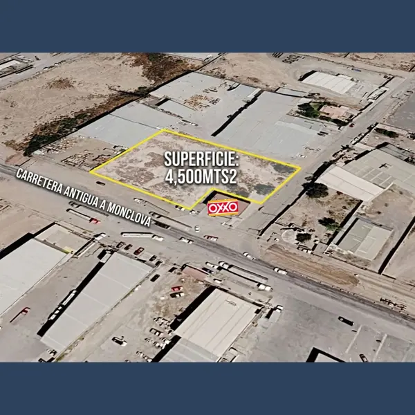 Terreno Industrial en Renta Cerca de FINSA | 4,500 m²