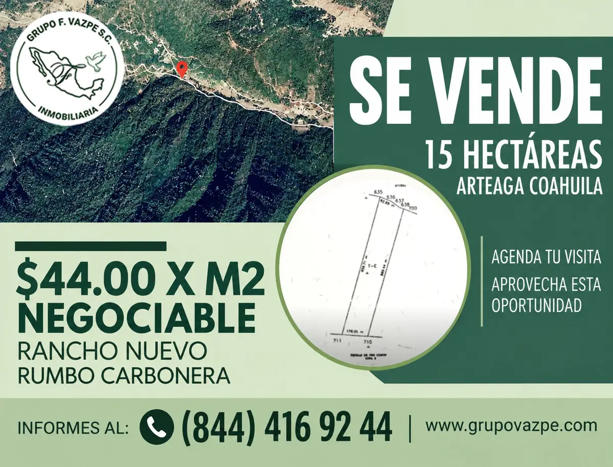 Terreno en venta en Rancho Nuevo, Arteaga