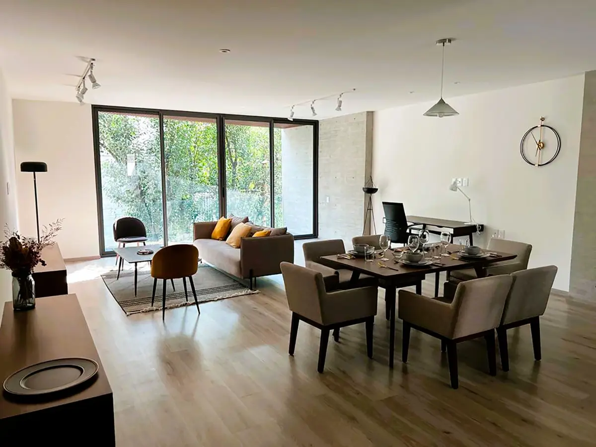 Vista 2 de Departamento dúplex en venta en San José Insurgentes | 245 m², vista al Parque de la Bola