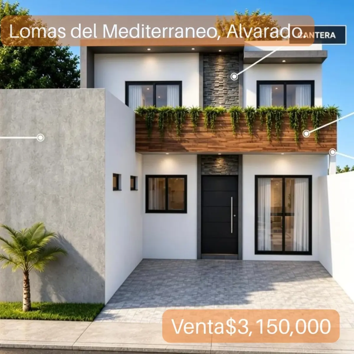 Casa en venta en Lomas del Mediterráneo, Alvarado — foto 1 de 4