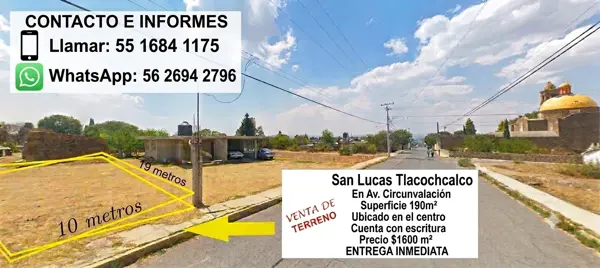 Terreno en venta en San Lucas Tlacochcalco, Santa Cruz Tlaxcala — foto 2 de 2