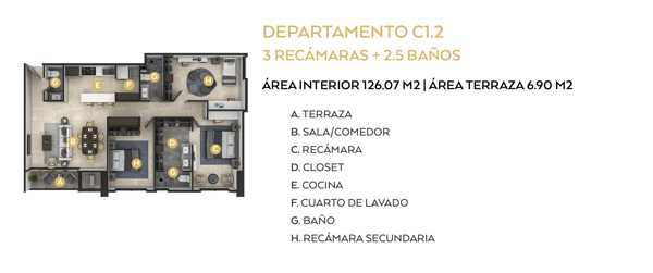 Departamento en venta en Residencial Dinastía, Monterrey — foto 2 de 4