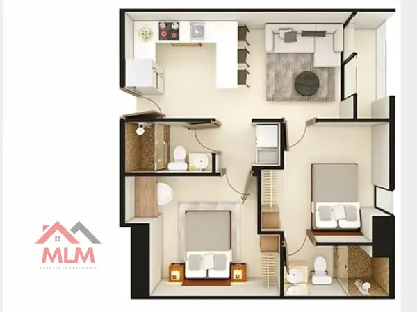 Departamento en venta en Mitras Centro, Monterrey — foto 2 de 8