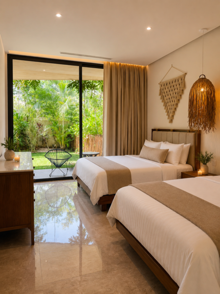 Luxury 2BR Garden Apartment | Private Garden | Ground Floor | Tulum