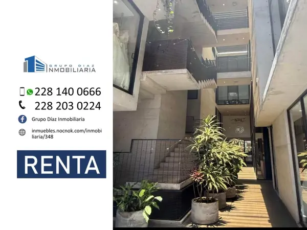 Oficina en renta en Indeco Animas, Xalapa, Veracruz de Ignacio de la Llave