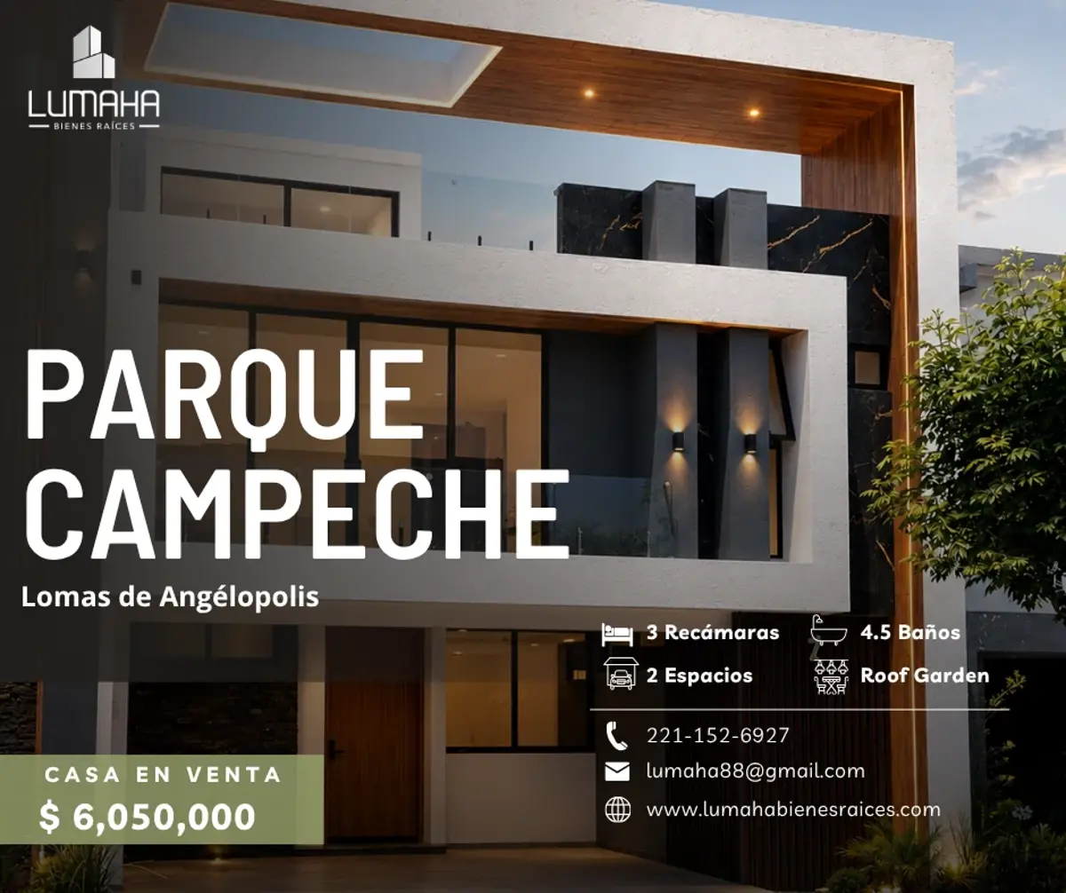 Casa en venta en Lomas de Angelópolis, San Andrés Cholula — foto 1 de 11