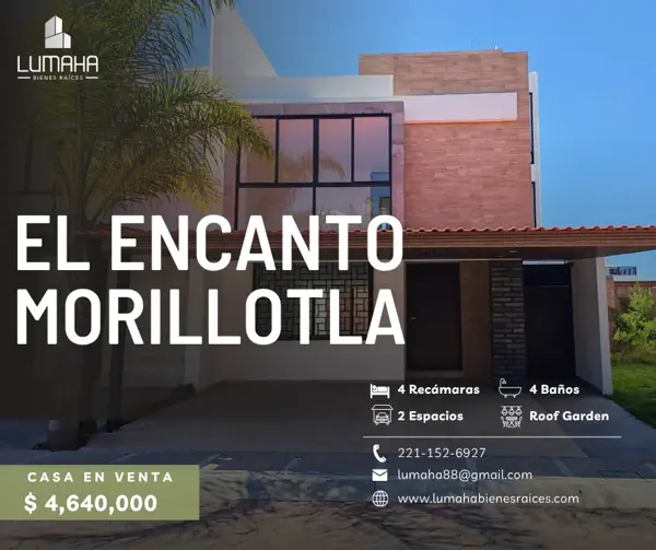 Casa en venta en Morillotla, San Andrés Cholula, Puebla