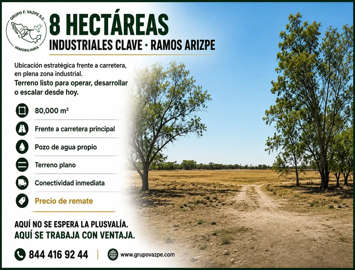 Terreno en venta en Ramos Arizpe Centro, Ramos Arizpe