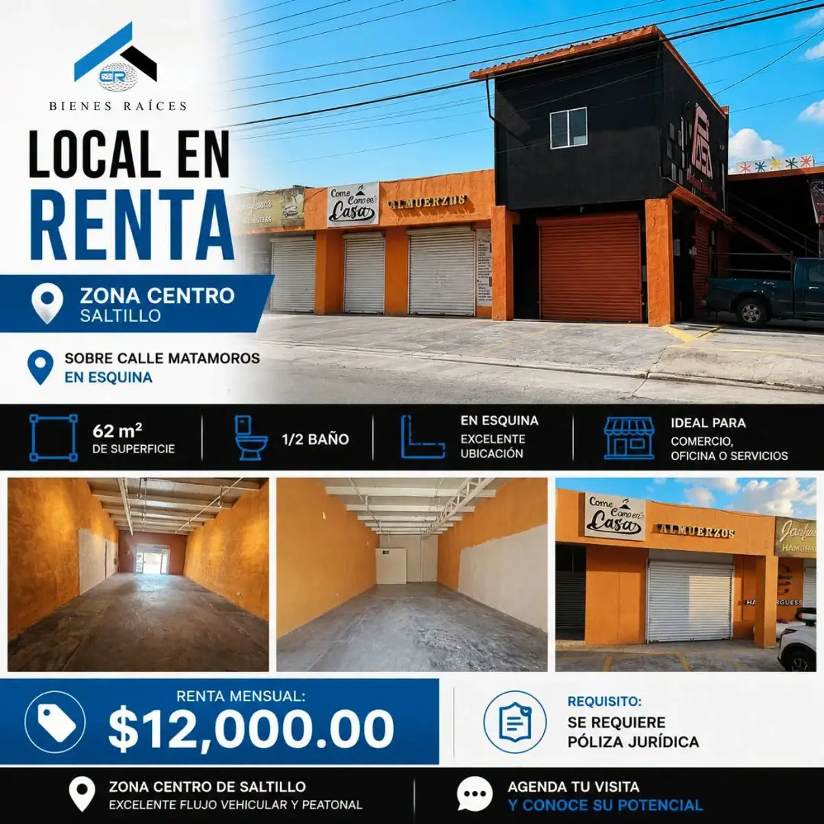 Local en renta en Saltillo Centro, Saltillo — foto 1 de 5