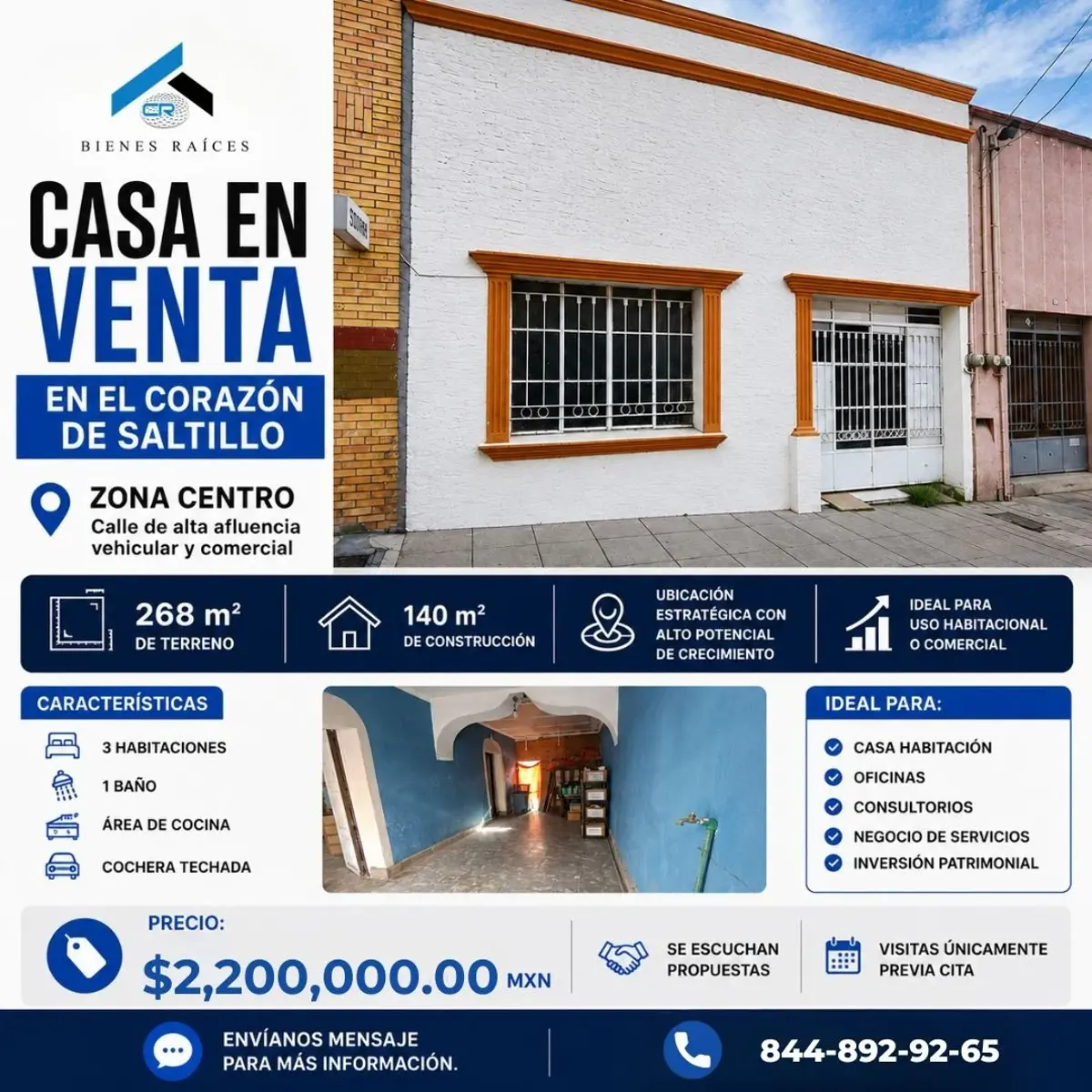 Casa en venta en Saltillo Centro, Saltillo — foto 1 de 13