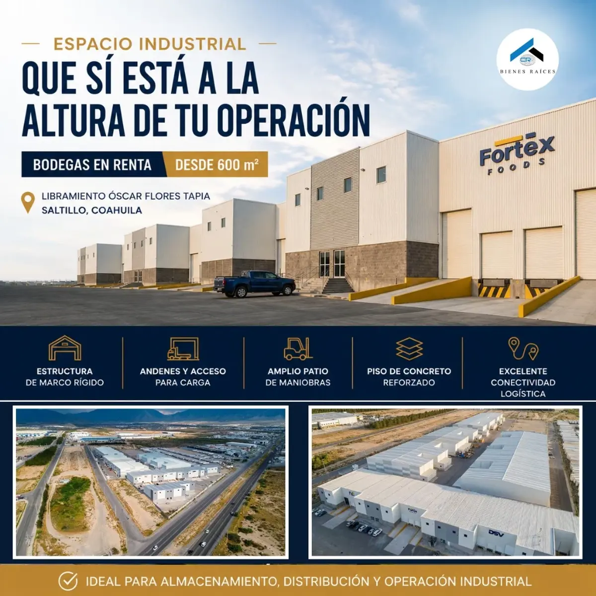Bodega en renta en Oscar Flores Tapia, Saltillo — foto 1 de 6