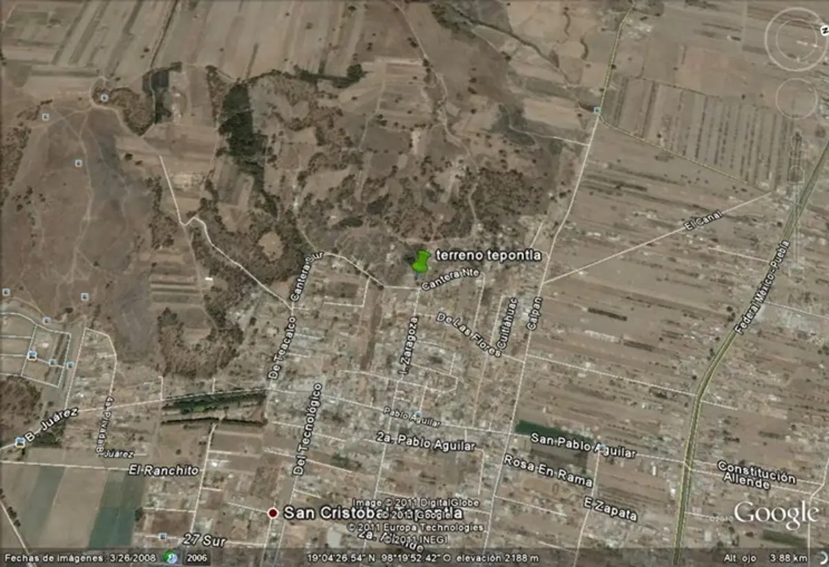 Terreno en venta en San Cristobal Tepontla, San Pedro Cholula — foto 1 de 5
