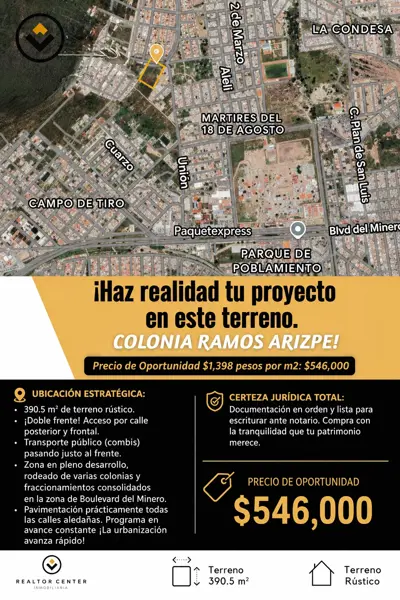 Terreno en venta en Miguel Ramos Arizpe, Pachuca de Soto — foto 2 de 2