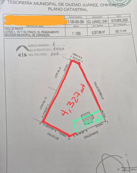 Terreno en venta en El Pensamiento, Juárez — foto 2 de 5