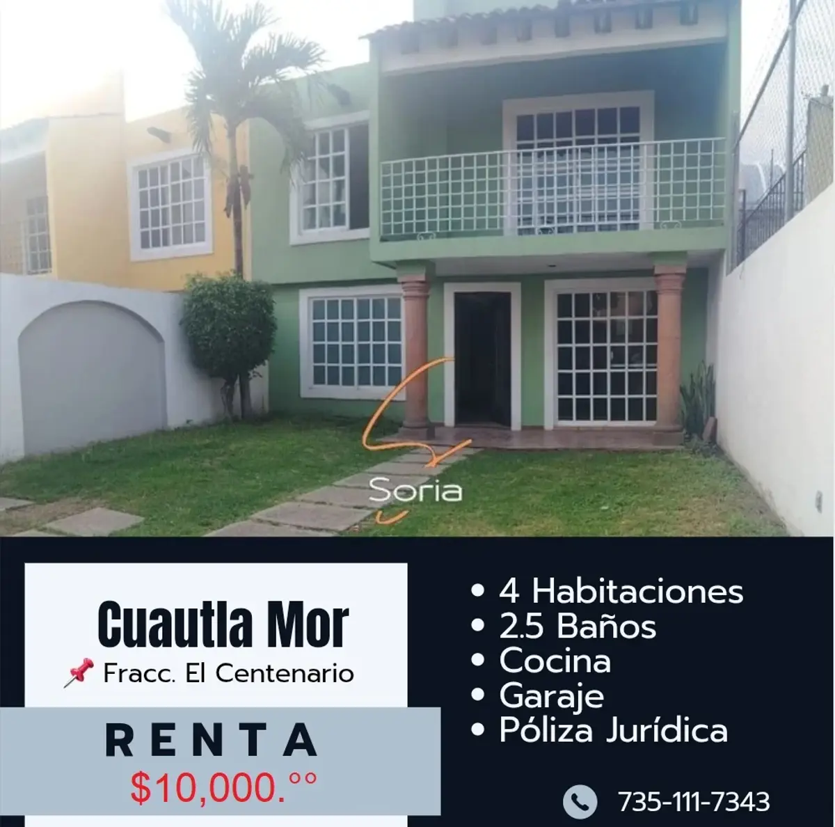 Casa en renta en Centenario, Cuautla — foto 1 de 28