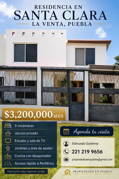 Residencia en Santa Clara la Venta, Puebla